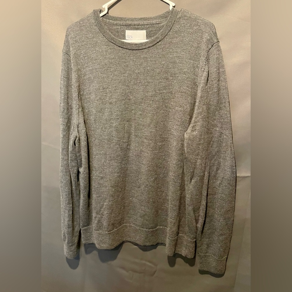 Nordstrom Charcoal Knit Sweater- Merino wool